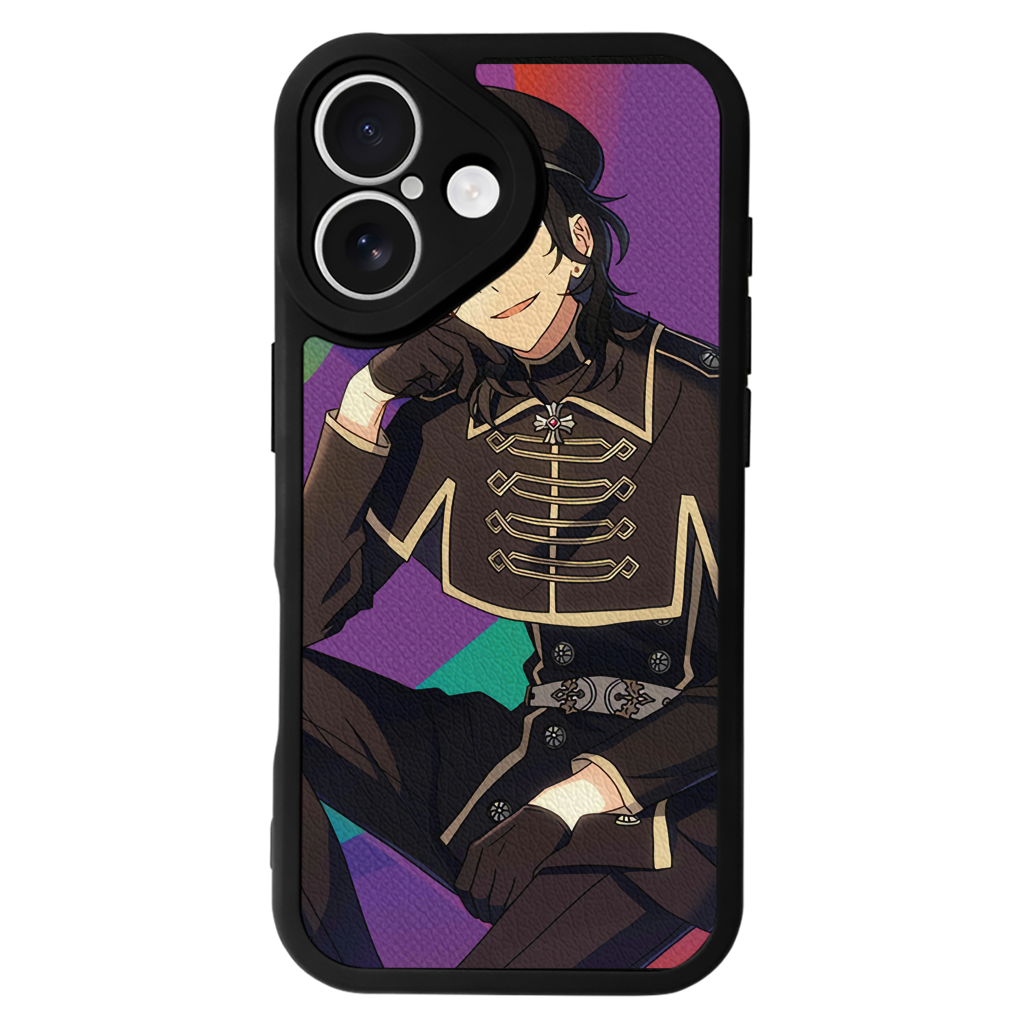 （画像用） あんさんぶるスターズ! Ensemble Stars 【iPhone 16シリーズ対応】シリコンスマホケース（レザー調） 材質：シリコン